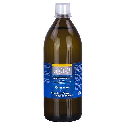 Koloidní stříbro Ag100 25ppm 1000ml