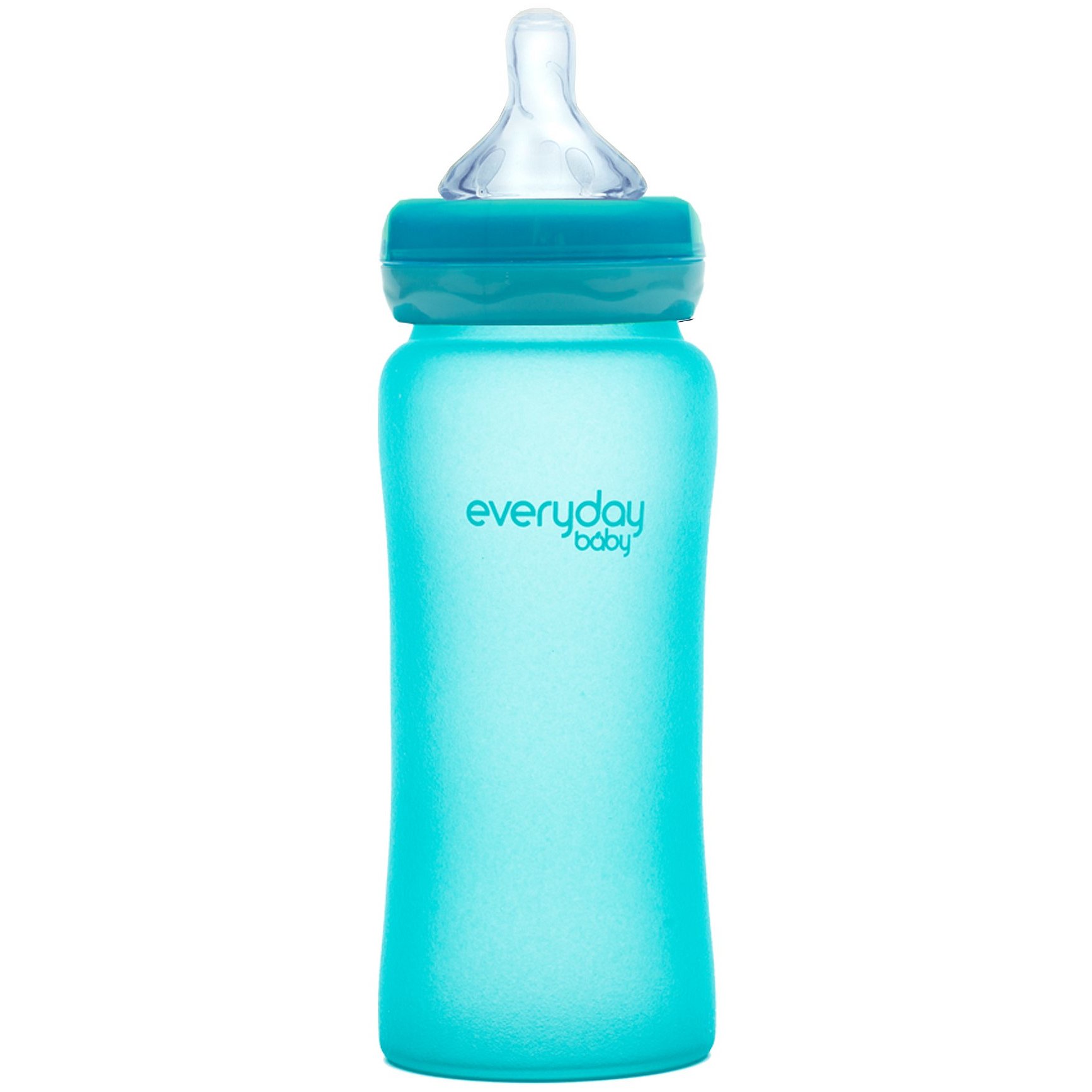 Láhev sklo, senzor, 300ml turquoise