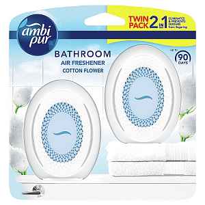 Ambi Pur Bathroom Cotton Fresh Osvěžovač Vzduchu   2x7,5 ml
