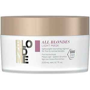 Lehká vyživující maska pro jemné a normální blond vlasy All Blondes (Light Mask) 200 ml