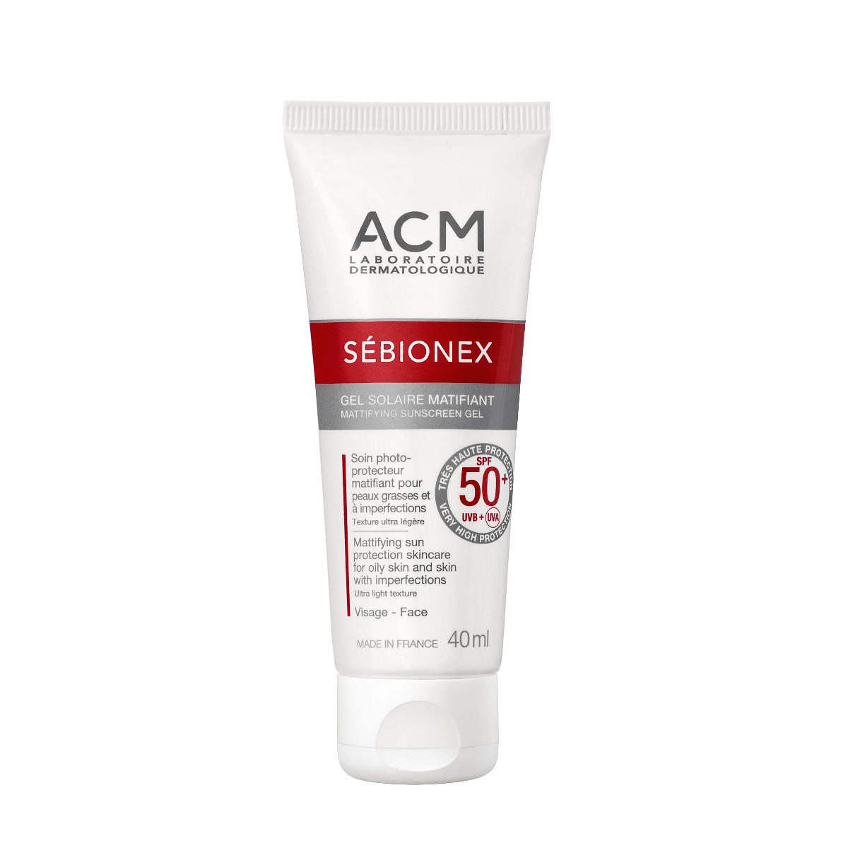 ACM SÉBIONEX SPF50+ zmatňující krémový gel 40 ml