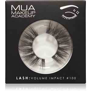 MUA Makeup Academy Lashes Volume Impact umělé řasy typ #100 1 pár