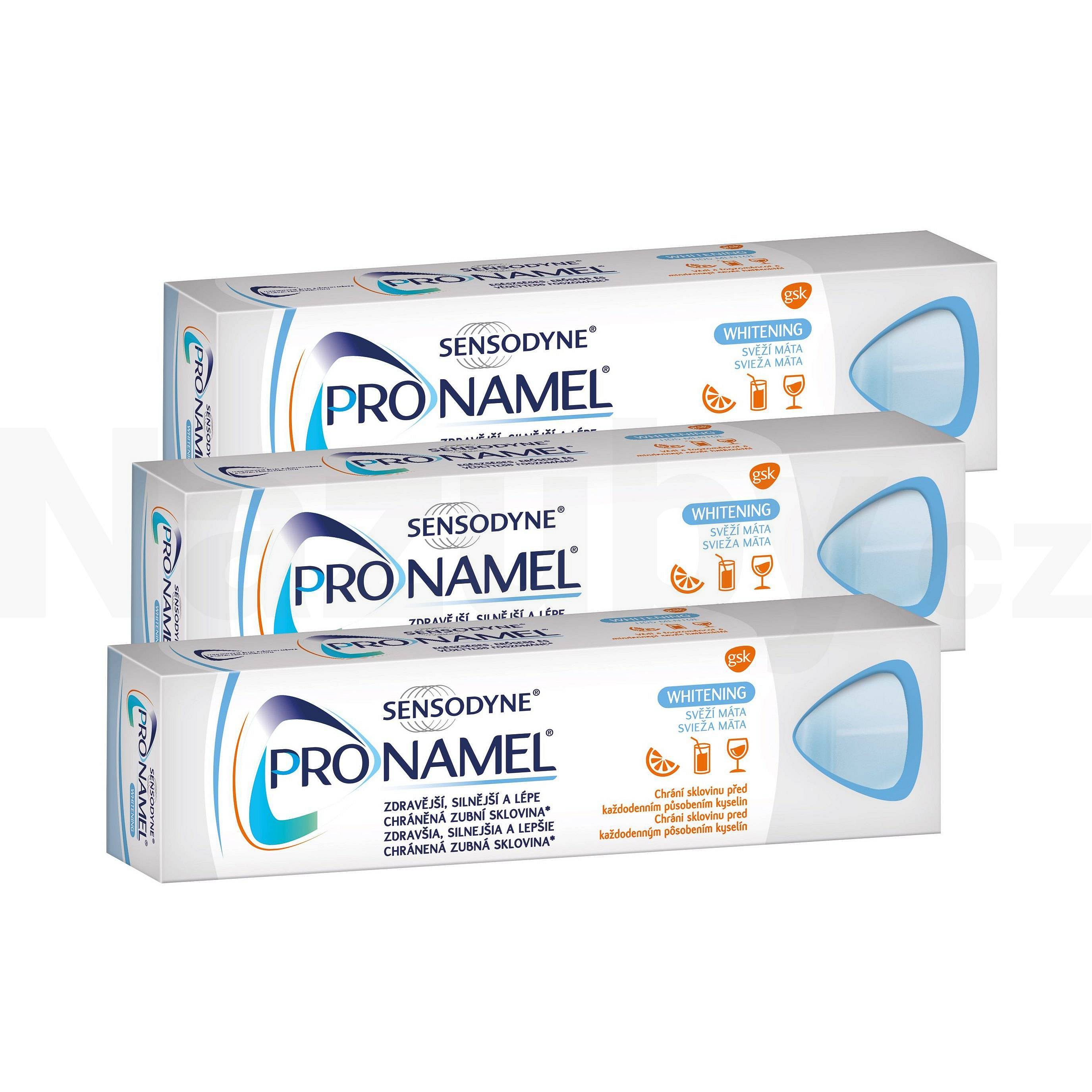 Sensodyne Pronamel Whitening 75 ml výhodné balení 3×75 ml