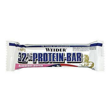 WEIDER, 32% Protein Bar, 60 g, Blueberry-Muffin