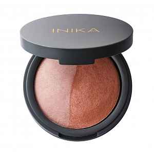 Inika Organic Přírodní zapečená minerální duo tvářenka Pink Tickle 6,5 g