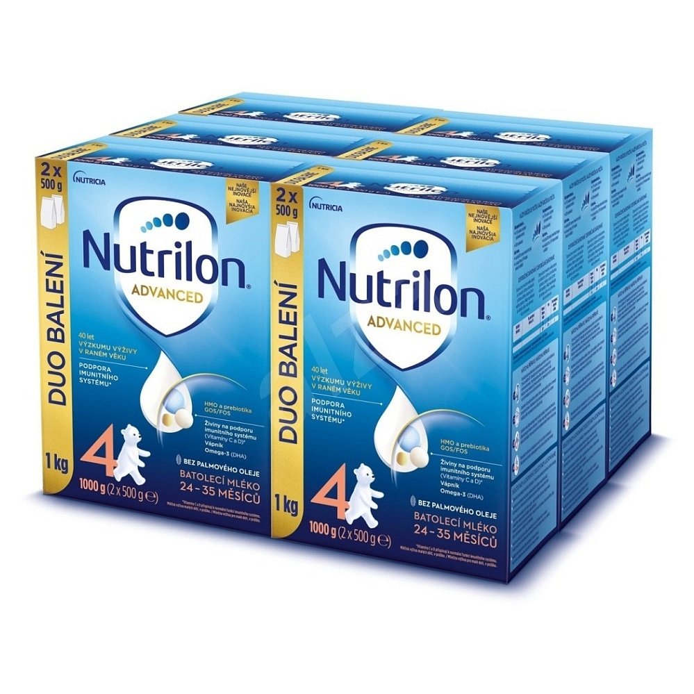 NUTRILON Advanced 4 batolecí mléko od ukončeného 24. měsíce 6 x 1000 g