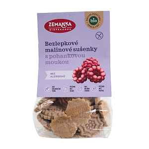 Zemanka BIO Bezlepkové sušenky pohankovo-malinové 100 g