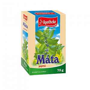Apotheke Máta peprná-nať sypaný čaj 75g