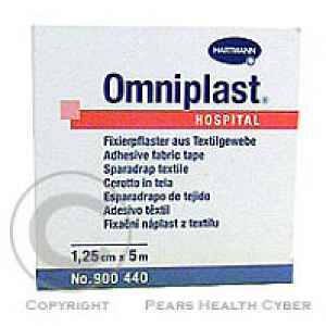 Náplast Omniplast textilní 1.25cmx5m 1ks