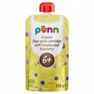 Salvest Põnn BIO Banán s borůvkou a obilnými vločkami 110g