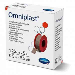 Náplast Omniplast textilní 1.25cmx5m 1ks