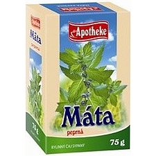 Apotheke Máta peprná-nať sypaný čaj 75g