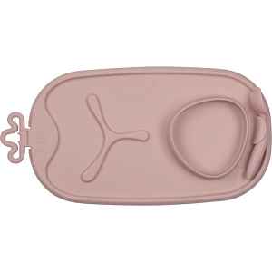 b.box Roll & Go skládací jídelní podložka Blush 1 ks