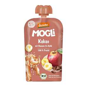 MOGLi BIO Kakaová kapsička jablko a banán 100 g
