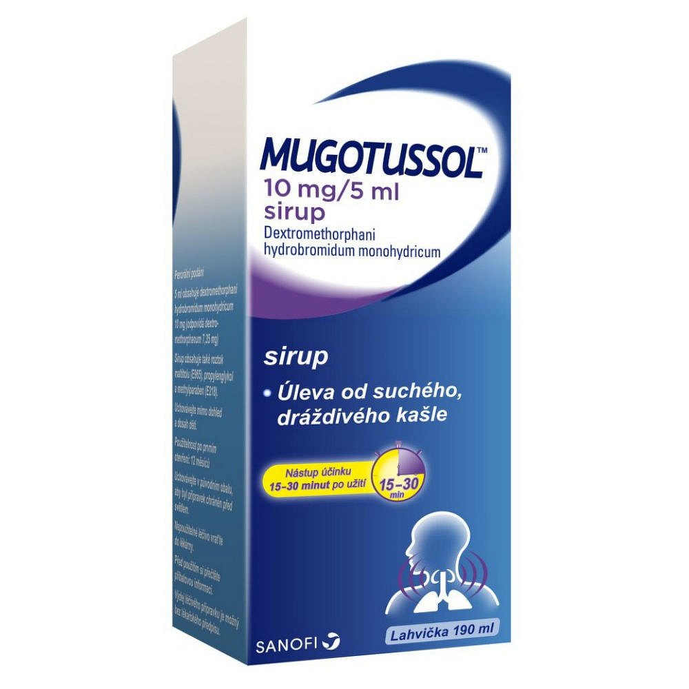 MUGOTUSSOL sirup 10 mg/5 ml 190 ml