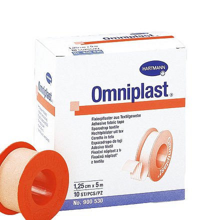 Náplast Omniplast textilní 1.25cmx5m 1ks