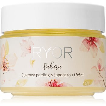 RYOR Sakura cukrový peeling pro jemné čištění a výživu pokožky 325 g