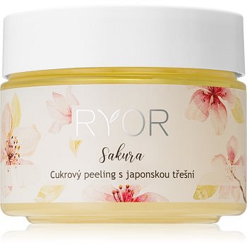 RYOR Sakura cukrový peeling pro jemné čištění a výživu pokožky 325 g