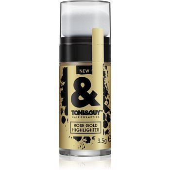 TONI&GUY Rose Gold Highlighter třpytky na vlasy 3,5 g