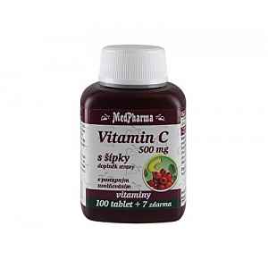 MedPharma Vitamín C 500 mg s šípky tablety 107 prod.úč.
