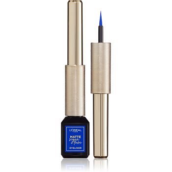 L’Oréal Paris Superliner Matte Signature tekuté oční linky odstín 02 Blue Signature