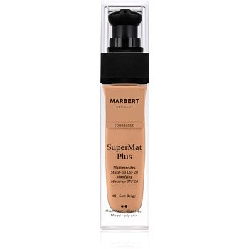 Marbert SuperMatPlus matující make-up SPF 20 odstín 01 Soft Beige 30 ml