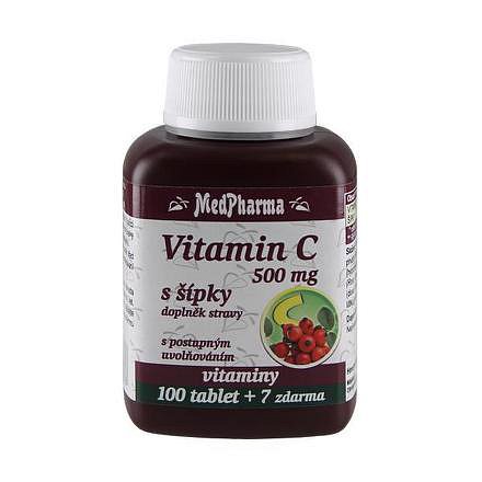 MedPharma Vitamín C 500 mg s šípky tablety 107 prod.úč.