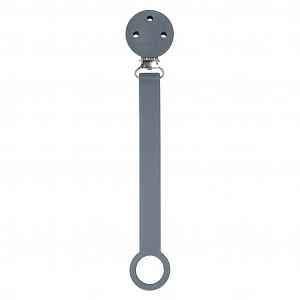 Nattou Klip na dudlík silikon dark grey