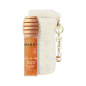 Nuxe Medová péče na rty s pouzdrem Rêve de Miel Gold Lip Care 10 ml
