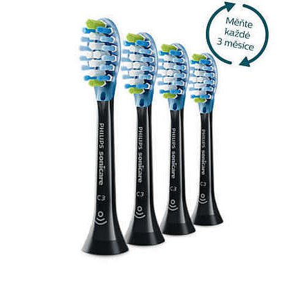 Philips Sonicare C3 Premium Plaque Defence Standardní velikost kartáčku 4 ks HX9044/33