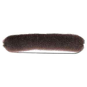 Výplň do drdolu Duko s gumičkou 12g - hnědá, 20 cm (5339-brown)
