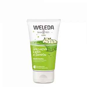 WELEDA 2v1 sprchový krém a šampon Veselá limetka 150ml