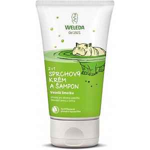 WELEDA 2v1 sprchový krém a šampon Veselá limetka 150ml