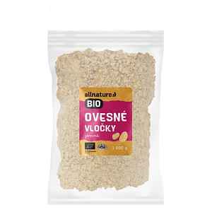 ALLNATURE Ovesné vločky jemné BIO 1000 g