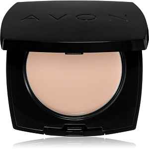 Avon True Colour krémový make-up s pudrovým efektem odstín 125G Warm Ivory 9 g