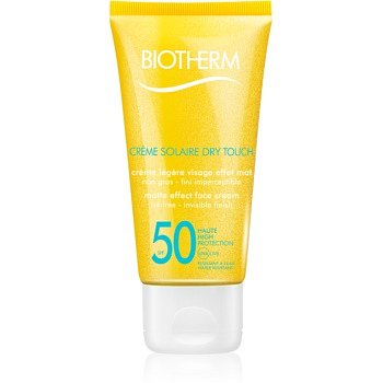 Biotherm Crème Solaire Dry Touch matující opalovací krém na obličej SPF 50  50 ml