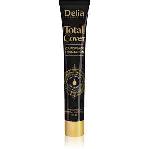 Delia Cosmetics Total Cover voděodolný make-up SPF 20 odstín 56 Tan 25 g