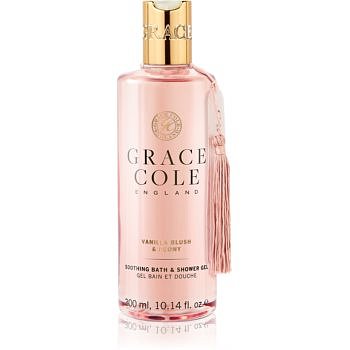 Grace Cole Vanilla Blush & Peony zklidňující sprchový gel 300 ml