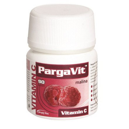 PargaVit Vitamin C malina tablety 90