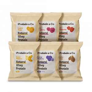 Protein&Co NATURAL WHEY PROTEIN sada vzorků 6x30g