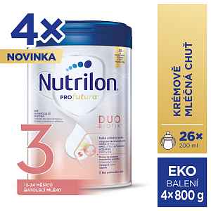 NUTRILON 3 Profutura Duobiotik batolecí mléko od ukončeného 12. měsíce 4 x 800 g