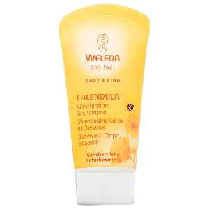 Weleda Baby and Child šampon a sprchový gel pro děti měsíček 20 ml