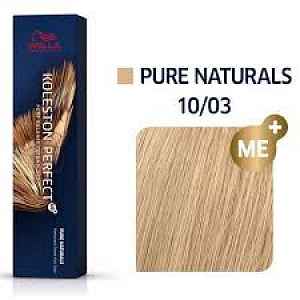Wella Professionals Koleston Perfect ME+ Pure Naturals permanentní barva na vlasy odstín 10/03 60 ml