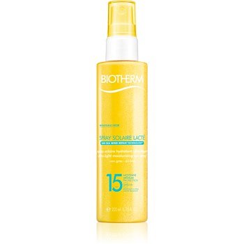 Biotherm Spray Solaire Lacté hydratační sprej na opalování SPF 15  200 ml