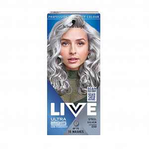 Live Ultra Brights Barva na vlasy 098 ocelově stříbrná 60 ml