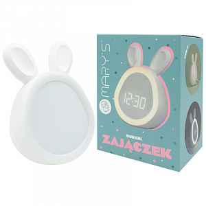 MARY’S Budík - zajíc, bílá