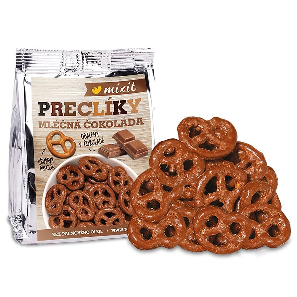 MIXIT Preclíky do kapsy mléčná čokoláda 70 g