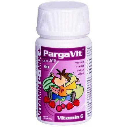 PargaVit Vitamin C Mix Plus pro děti tablety 90