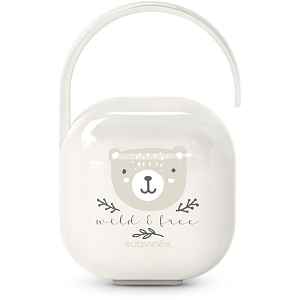 Suavinex Wild & Free Soother Holder krabička na dudlík Beige 1 ks