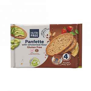 NUTRIFREE Panfette Celozrnný krájený chléb bez lepku 4x85 g